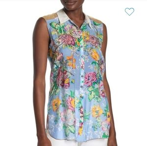 NWT Aratta Just Friends Floral Shirt